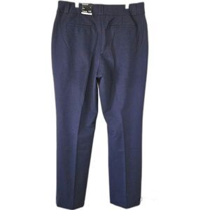 ALFANI Bootcut Navy Slacks Curvy Short Workwear Trousers Size 10 NWT